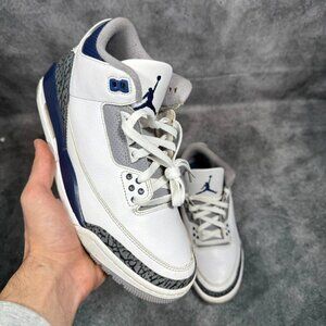 Size 8.5 | Jordan 3 Midnight Navy No Box | Pre-Owned